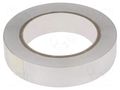 Tape: shielding; W: 25mm; L: 33m; Thk: 0.088mm; acrylic conductive IPT AL40C-25MM-33M