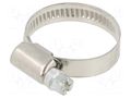 Cable tie; Ø: 20÷32mm; W: 9mm; Material: chrome steel AISI 430 PNEUMAT 158/20-32/W2