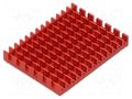 Heatsink: extruded; grilled; Raspberry Pi; red; L: 40mm; W: 30mm  ODS-15698