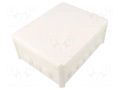 Enclosure: junction box; X: 190mm; Y: 240mm; Z: 95mm; IP66; white OBO BETTERMANN OBO-2007554
