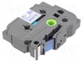 Tape; 18mm; 8m; white; Character colour: blue; laminated,glued BROTHER BR-TZE243