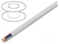 Wire; BiTprotect,YTDY; 12x0.5mm; round; wire; Cu; PVC; white BITNER BITNER-LA0055