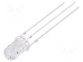 LED; yellow/blue; 5mm; 30°; Front: convex; 5VDC; No.of term: 3; round OPTOSUPPLY OSYBMC5B31A-5V