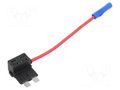 Fuse holder; 10A; Leads: cables; 32VDC; ATO LITTELFUSE 0FHA0200Z