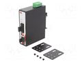 Media converter; GIGA ETHERNET/single-mode fiber; 12÷48VDC Comparta MEGU-0201-S1
