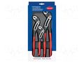 Kit: pliers; adjustable; 3pcs. KNIPEX KNP.002009V03