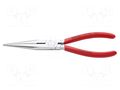 Pliers; cutting,half-rounded nose,universal; 200mm KNIPEX KNP.2613200