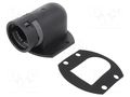 90° angled connector; polyamide 6; PMAFIX VOD; -40÷105°C; IP66 PMA I-BVOD-P299GT