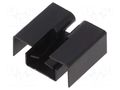 Heatsink: extruded; U; TO220; black; L: 19.1mm; W: 21.8mm; H: 10mm Advanced Thermal Solutions ATS-PCB1004