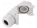 Cable gland; angular; M25; 1.5; IP68; polyamide; grey; HSK-W HUMMEL HUMMEL-1313250050