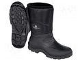 Boots; Size: 45; black; PVC; bad weather,temperature; furlined DELTA PLUS DEL-FREEZE45