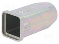 Enclosure for connectors: HDC; size 3A; for cable; for latch; EMC HARTING 19620031440