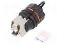 Connector: RJ45; socket; Cat: 6a; shielded; 8p8c; RJ45 socket; IP68 LOGILINK LOG-NP0085