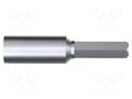 Screwdriver bit; 6-angles socket; Socket size: 4mm; HEX 2.5mm WIHA WIHA.40655