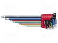 Wrench-set; hex key; Chrom-vanadium steel; blister; MagicRing® WIHA WIHA.43850