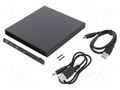 Optical Drive CD/DVD Enclosure; black; Features: PnP QOLTEC QOLTEC-51864