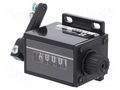 Counter: mechanical; mechanical indicator; strokes; 99999; 5mm TRUMETER 1-4645
