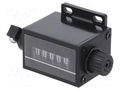 Counter: mechanical; mechanical indicator; strokes; 99999; 5mm TRUMETER 1-4625