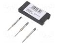Tap; high speed steel grounded HSS-G; M1,7; 0.35; L: 32mm; 3pcs. VÖLKEL VOLKEL-27312