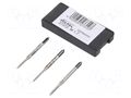 Tap; high speed steel grounded HSS-G; M1,7; 0.35; L: 32mm; 3pcs. VÖLKEL VOLKEL-27312