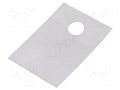 Heat transfer pad: mica; TO220; L: 18mm; W: 12mm; transparent ALUTRONIC GL530