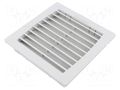 Filter; Cutout: 125x125mm; D: 26mm; IP54; Mounting: push-in; grey WEIDMÜLLER EF-20-54-GY