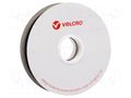 Tape: hook and loop; W: 25mm; L: 25m; Thk: 1.7÷2.05mm; hook; acrylic VELCRO® HOOK-25-25-PS18-BK