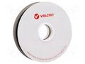 Tape: hook and loop; W: 25mm; L: 25m; Thk: 2.35mm; loop; caoutchouc VELCRO® LOOP-25-25-PS30-BK