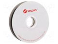 Tape: hook and loop; W: 20mm; L: 25m; Thk: 2.35mm; loop; acrylic; reel VELCRO® LOOP-20-25-PS18-BK