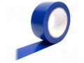 Tape: marking; blue; L: 33m; W: 50mm; self-adhesive; Thk: 0.15mm COBA EUROPE COBA-TP020002
