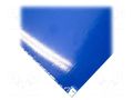 Mat: floor; contamination control; Thk: 1.5mm; blue; W: 0.45m; 4pcs. COBA EUROPE COBA-WC020004