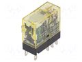 Relay: electromagnetic; DPDT; Ucoil: 24VDC; Icontacts max: 8A; RJ IDEC RJ2S-CL-D24