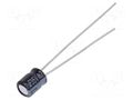 Capacitor: electrolytic; THT; 4.7uF; 35VDC; Ø4x5mm; Pitch: 1.5mm PANASONIC ECEA1VKS4R7