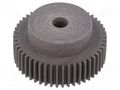 Spur gear; whell width: 25mm; Ø: 74mm; Number of teeth: 72; ZCL ELESA+GANTER ZCL-1.0-72