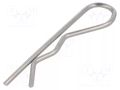 Cotter pin; stainless steel; Ø: 2mm; L: 57mm; Shaft dia: 9÷14mm ELESA+GANTER GN1024-NI-2-E