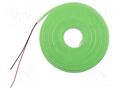 NEON LED tape; green; 2835; LED/m: 120; 6mm; IP65; 8W/m; Thk: 12mm IPIXEL LED N006120BB1LZ-G