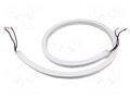 NEON LED tape; RGB; 15mm; IP65; 10W/m; Thk: 15mm; 12VDC; bendable IPIXEL LED N015120TB3PZ