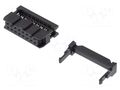 Connector: IDC; plug; female; PIN: 16; IDC; for ribbon cable; 2.54mm ADAM TECH FCS-D2C1-16-SG-FSR