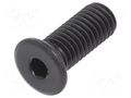 Screw; M8x20; 1.25; Head: cheese head; hex key; HEX 4mm; steel BOSSARD B8X20/BN1206