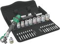 8100 SB 9 Zyklop Speed Ratchet Set, 3/8" drive, imperial, 1 x 3/8"x199.0; 1 x 1/4"x29.0; 1 x 5/16"x29.0; 1 x 3/8"x29.0; 1 x 7/16"x29.0; 1 x 1/2"x29.0; 1 x 9/16"x29.0; 1 x 5/8"x30.0; 1 x 11/16"x30.0; 1 x 3/4"x30.0; 1 x 3/8"x200.0; 1 x 3/8"x76.0; 1 x 1/4"x3 05004049001
