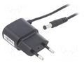 Power supply: switching; mains,plug-in; 5VDC; 0.5A; 2.5W; 72.48% POS POS05055A