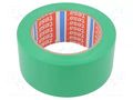 Tape: warning; green; L: 33m; W: 50mm; self-adhesive; Thk: 0.15mm TESA TESA-60760/GR
