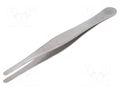 Tweezers; 120mm; for precision works; Blades: wide WELLER WEL.25SA