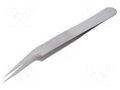 Tweezers; 115mm; for precision works; Blades: narrowed WELLER WEL.5ASASL