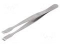 Tweezers; 120mm; SMD; Blades: wide; Blade tip shape: hook WELLER WEL.151SA