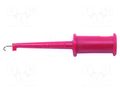 Clip-on probe; hook type; 3A; 150VDC; red; 2.29mm; L: 43.43mm; 4233 POMONA POM-4233-2