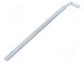 Hook; straight; steel; zinc; Thread len: 200mm; Overall len: 225mm DROMET D-HP10225