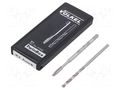Tap; high speed steel cobalt HSS-E; M3; 0.5; ISO2/6H; 2pcs. VÖLKEL VOLKEL-37590