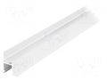 Profiles for LED modules; white; L: 2m; FRAME14; aluminium TOPMET TOP-FRAME14/WH-2M