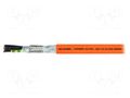 Wire: servo drive; hybrid,TOPSERV®112; orange; stranded; Cu; PVC HELUKABEL TOPSERV112-707285
